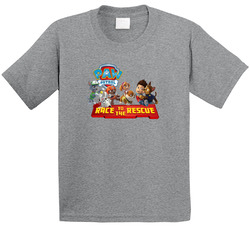 Paw Patrol Race To The Rescue T Shirt