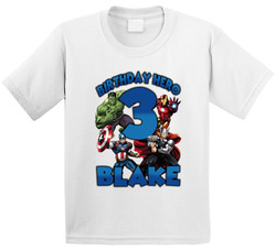 Birthday Hero (add Name And Age) T Shirt