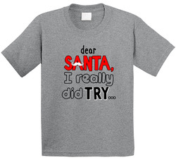 Dear Santa, I Really Did Try... T Shirt