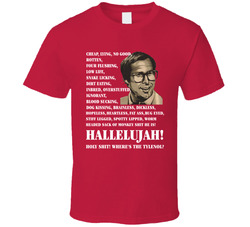 Christmas Vacation Clark Griswold Hallelujah Quote T Shirt