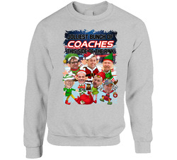 Jolliest Bunch Of Coaches This Side Of The Rink Crewneck Sweatshirt