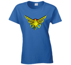 Captain Marvel Ladies T Shirt Captain Marvel Ladies T Shirt