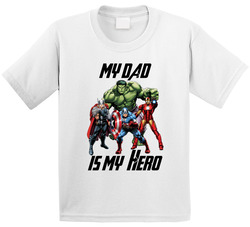 Avengers My Dad Is My Hero T Shirt Avengers My Dad Is My Hero T Shirt