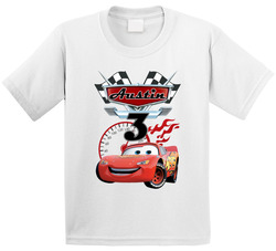 Cars Lightning Mcqueen Birthday T Shirt