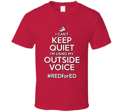 #redfored I'm Using My Outside Voice T Shirt
