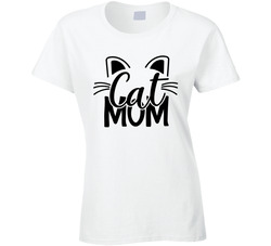 Cat Mom Ladies T Shirt Cat Mom Ladies T Shirt