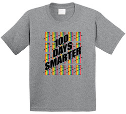 100 Days Smarter - Crayons T Shirt 100 Days Smarter - Crayons T Shirt