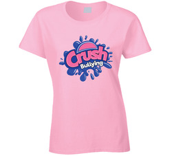Crush Bullying Ladies T Shirt