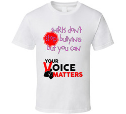 Shirts Don't Stop Bullying But You Can Your Voice Matters T Shirt Shirts Don't Stop Bullying But You Can Your Voice Matters T Shirt