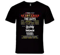 Australia's Up Shit Creek Bushfire Fundraiser Concert - Back T Shirt