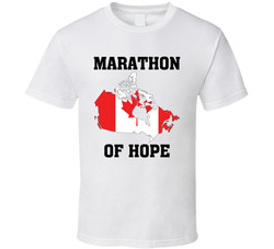 1980 Marathon Of Hope Outfit Terry Fox Cancer Awareness T Shirt
