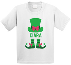 Girl Leprechaun (customize With Name) T Shirt