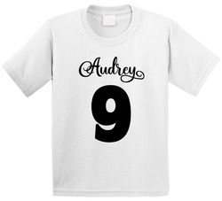 Audrey 9th Birthday T Shirt