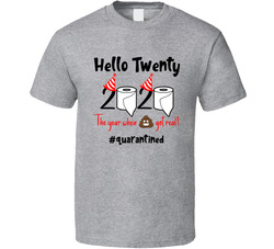 Hello Twenty In 2020 Quarantined Birthday T Shirt Hello Twenty In 2020 Quarantined Birthday T Shirt