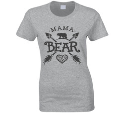 Mama Bear Ladies T Shirt Mama Bear Ladies T Shirt