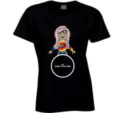 Curls Fun Tube Ladies T Shirt Curls Fun Tube Ladies T Shirt