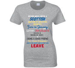 Never Mess With A ... Joke Parody Ladies T Shirt Never Mess With A ... Joke Parody Ladies T Shirt