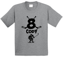 Hockey Center Player Birthday - With Name And Age T Shirt Hockey Center Player Birthday - With Name And Age T Shirt