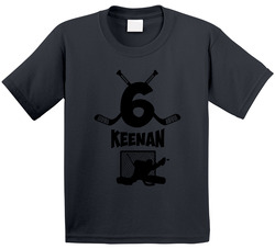Hockey Goalie Player Birthday - With Name And Age T Shirt Hockey Goalie Player Birthday - With Name And Age T Shirt