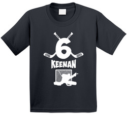 Hockey Goalie Themed Birthday T Shirt Hockey Goalie Themed Birthday T Shirt