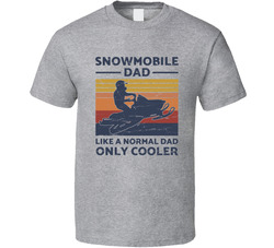 Snowmobile Dad T Shirt