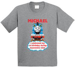 Michael Thomas Train Fan 3rd Birthday In Quarantine T Shirt Michael Thomas Train Fan 3rd Birthday In Quarantine T Shirt