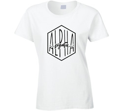 Alpha Sigma Ladies T Shirt