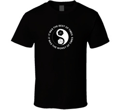 Dungeons & Dragons Yin Yang It Was The Best And Worst Of Times T Shirt