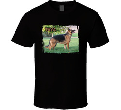 Taya German Shepherd Dog Fan T Shirt
