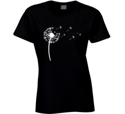 Dandelion Wish Ladies T Shirt Dandelion Wish Ladies T Shirt