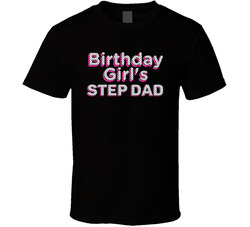 L.o.l. Doll Theme Birthday Girl's Step Dad T Shirt L.o.l. Doll Theme Birthday Girl's Step Dad T Shirt