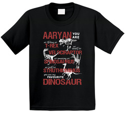 Aaryan You Are My Favourite Dinosaur T Shirt