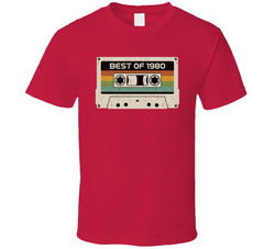 Vintage Cassette Best Of 1980 T Shirt