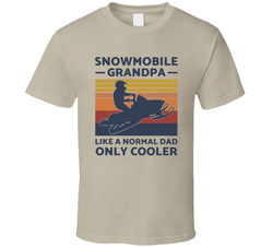 Snowmobile Grandpa T Shirt