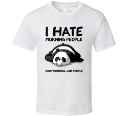 I Hate Morning People T Shirt