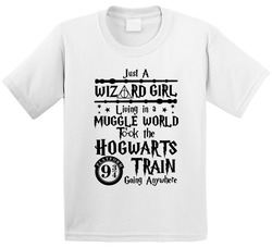 Wizard Girl Harry Potter Fan T Shirt