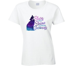 Stars Can't Shine Without Darkness Ladies T Shirt Stars Can't Shine Without Darkness Ladies T Shirt