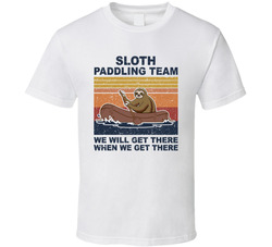 Sloth Paddling Team T Shirt