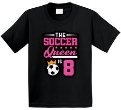 Soccer 8th Birthday T Shirt