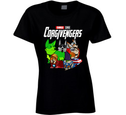 Corgivengers Avengers Parody Corgi Fan Ladies T Shirt