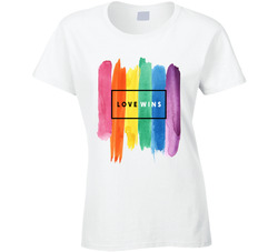 Love Wins Ladies T Shirt Love Wins Ladies T Shirt