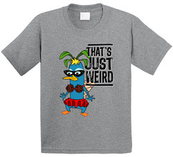 Phineas And Ferb Agent P Perry Platypus That's Just Weird T Shirt Phineas And Ferb Agent P Perry Platypus That's Just Weird T Shirt