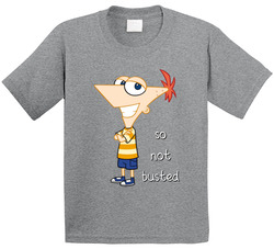 Phineas And Ferb So Not Busted T Shirt Phineas And Ferb So Not Busted T Shirt
