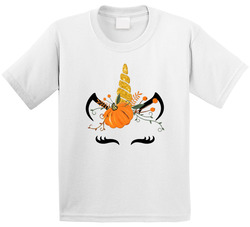 Unicorn Face With Pumpkin Decoration T Shirt Unicorn Face With Pumpkin Decoration T Shirt