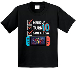 Game All Day 10th Birthday T Shirt Game All Day 10th Birthday T Shirt