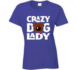 Crazy Dog Lady Ladies T Shirt
