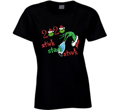 2020 Stink Stank Stunk Covid The Grinch Ladies T Shirt