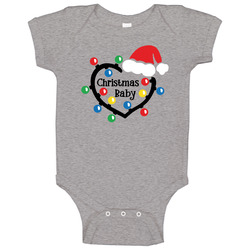 Christmas Type - Baby Baby One Piece