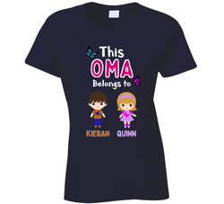 This Oma Belongs To Ladies T Shirt