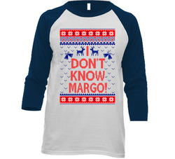 Christmas Vacation I Don't Know Margo (blue Theme) T Shirt